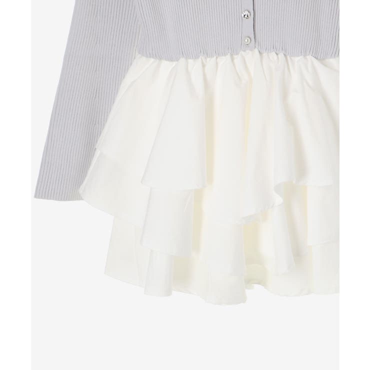 ニットドッキングティアードミニワンピ | MAJESTIC LEGON  | 詳細画像33 