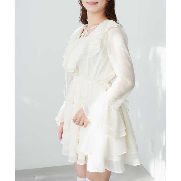 エアリーラッフルフリルミニワンピース | MAJESTIC LEGON  | 詳細画像10 