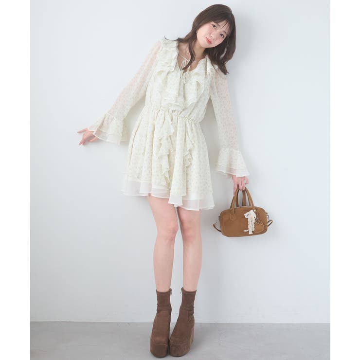 エアリーラッフルフリルミニワンピース | MAJESTIC LEGON  | 詳細画像15 