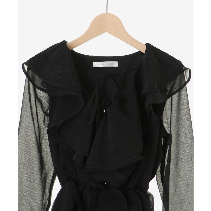 エアリーラッフルフリルミニワンピース | MAJESTIC LEGON  | 詳細画像23 