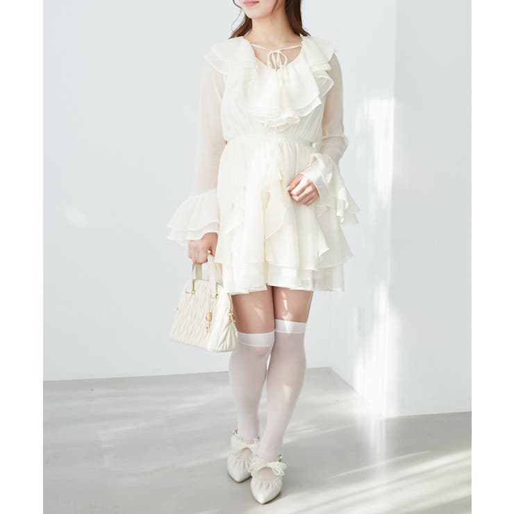 エアリーラッフルフリルミニワンピース | MAJESTIC LEGON  | 詳細画像6 