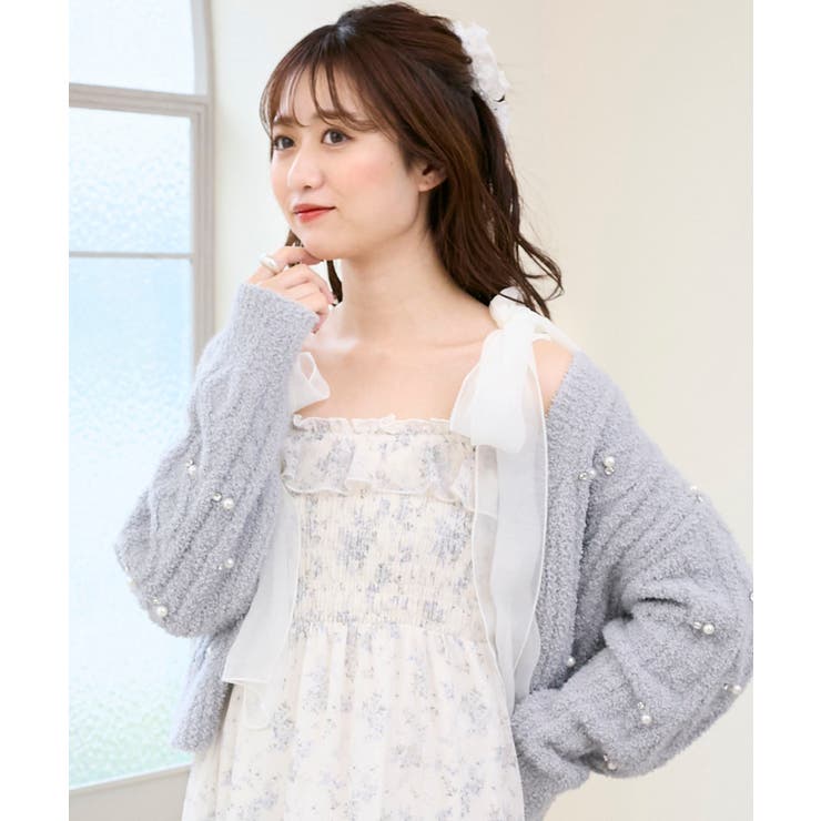 2wayショルダーリボンキャミワンピ | MAJESTIC LEGON  | 詳細画像12 