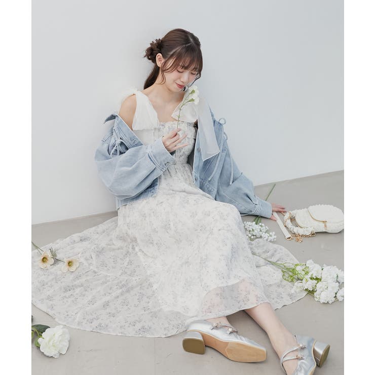 2wayショルダーリボンキャミワンピ | MAJESTIC LEGON  | 詳細画像2 