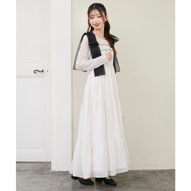 2wayショルダーリボンキャミワンピ | MAJESTIC LEGON  | 詳細画像25 