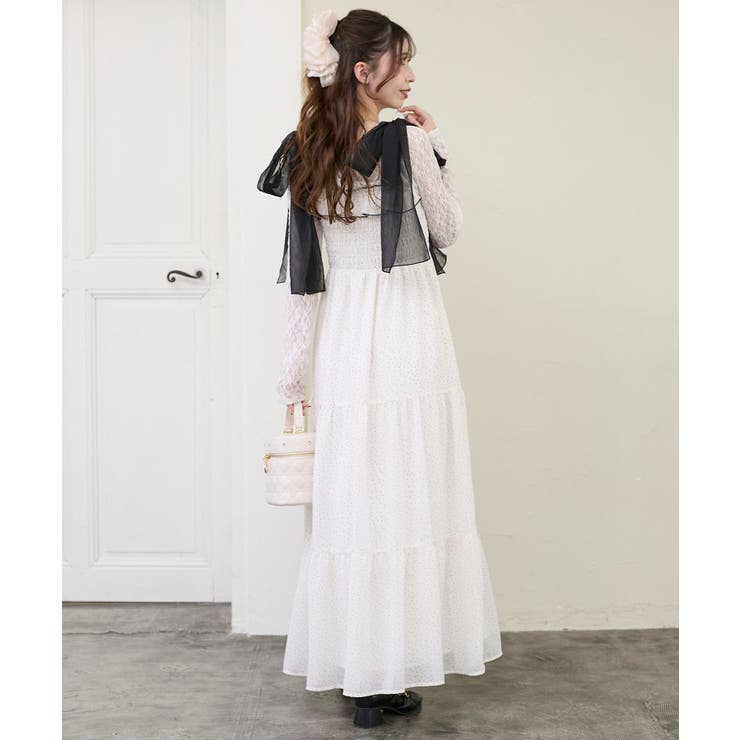 2wayショルダーリボンキャミワンピ | MAJESTIC LEGON  | 詳細画像26 