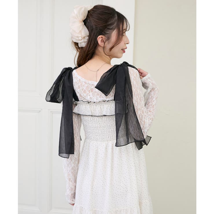 2wayショルダーリボンキャミワンピ | MAJESTIC LEGON  | 詳細画像29 