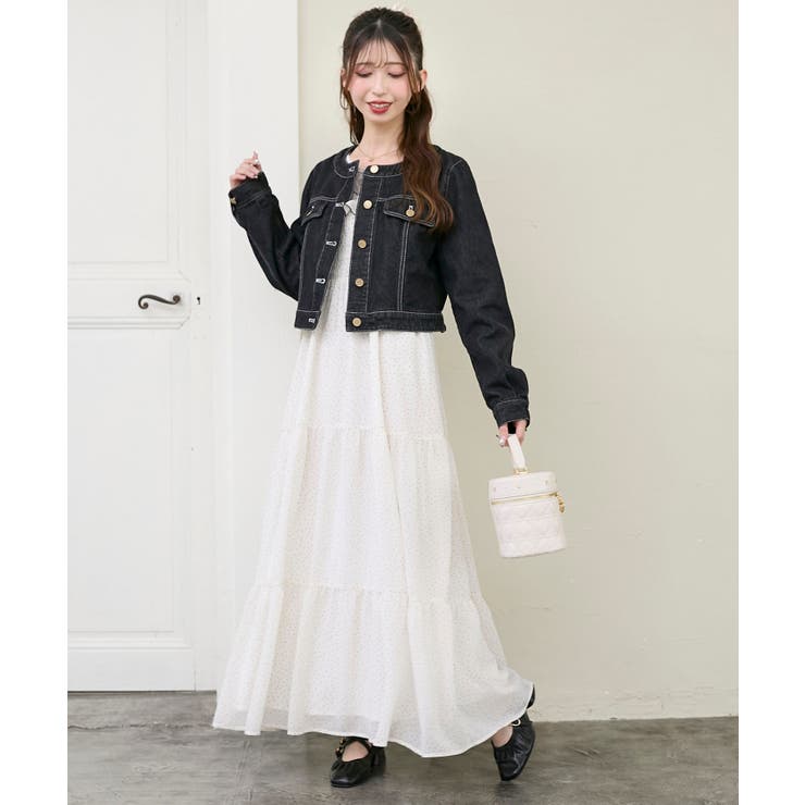 2wayショルダーリボンキャミワンピ | MAJESTIC LEGON  | 詳細画像31 