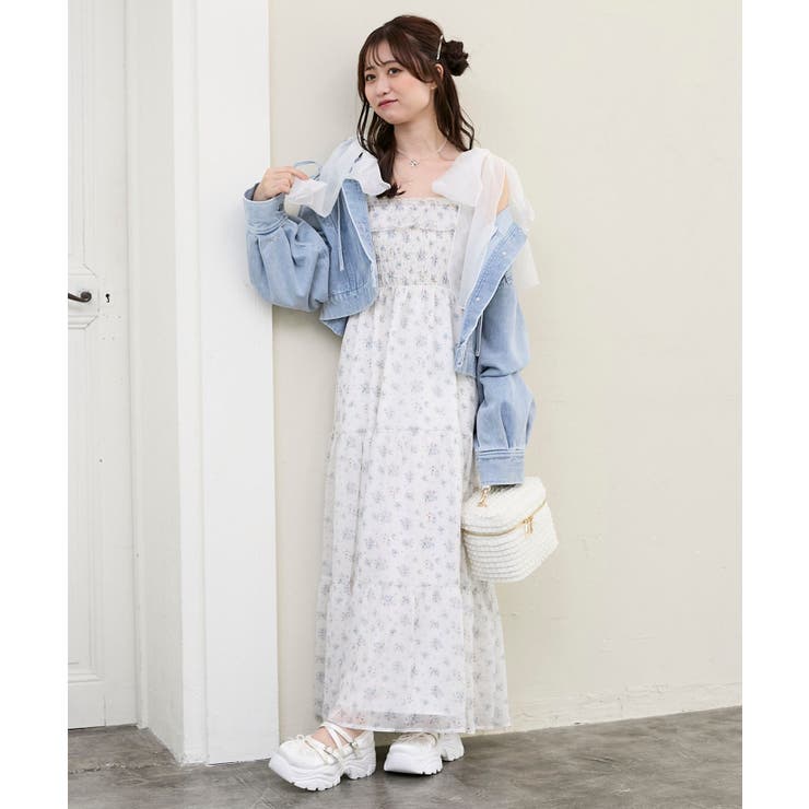 2wayショルダーリボンキャミワンピ | MAJESTIC LEGON  | 詳細画像36 