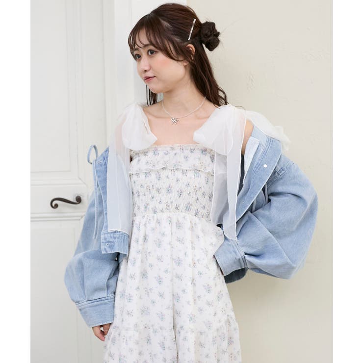 2wayショルダーリボンキャミワンピ | MAJESTIC LEGON  | 詳細画像39 