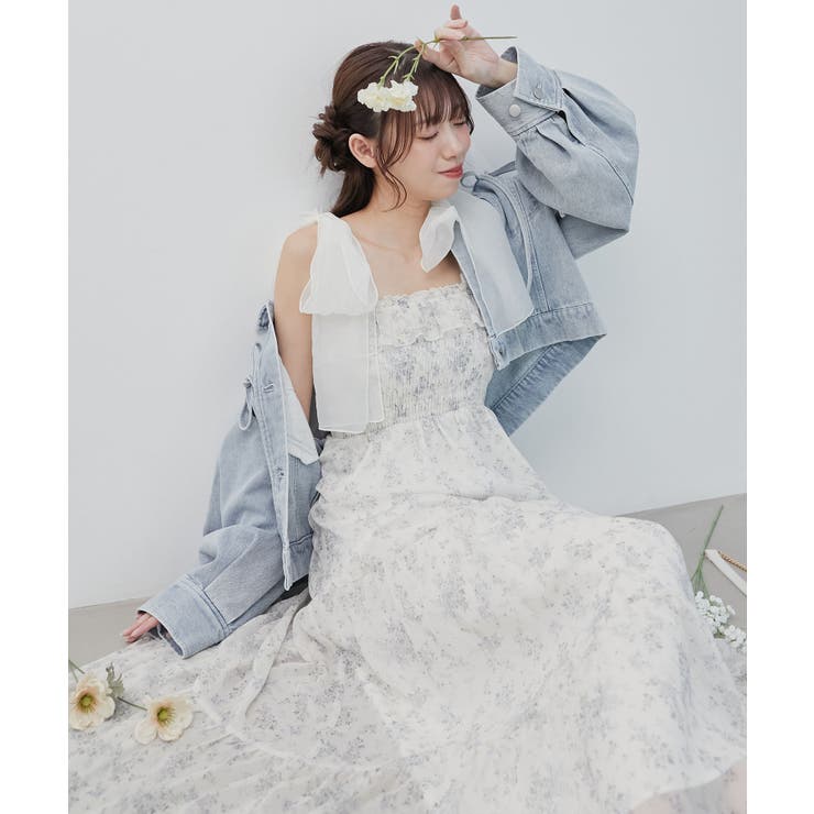 2wayショルダーリボンキャミワンピ | MAJESTIC LEGON  | 詳細画像4 