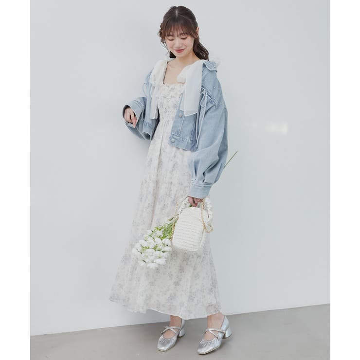 2wayショルダーリボンキャミワンピ | MAJESTIC LEGON  | 詳細画像5 