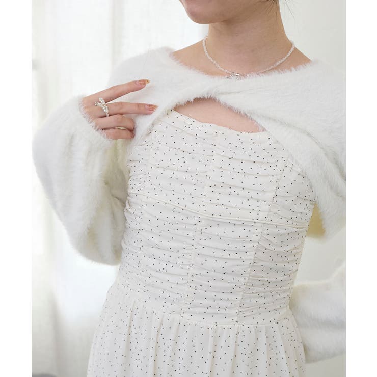 シャギーボレロ×キャミワンピセット | MAJESTIC LEGON  | 詳細画像10 