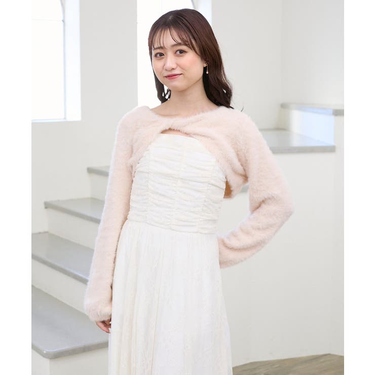 シャギーボレロ×キャミワンピセット | MAJESTIC LEGON  | 詳細画像14 