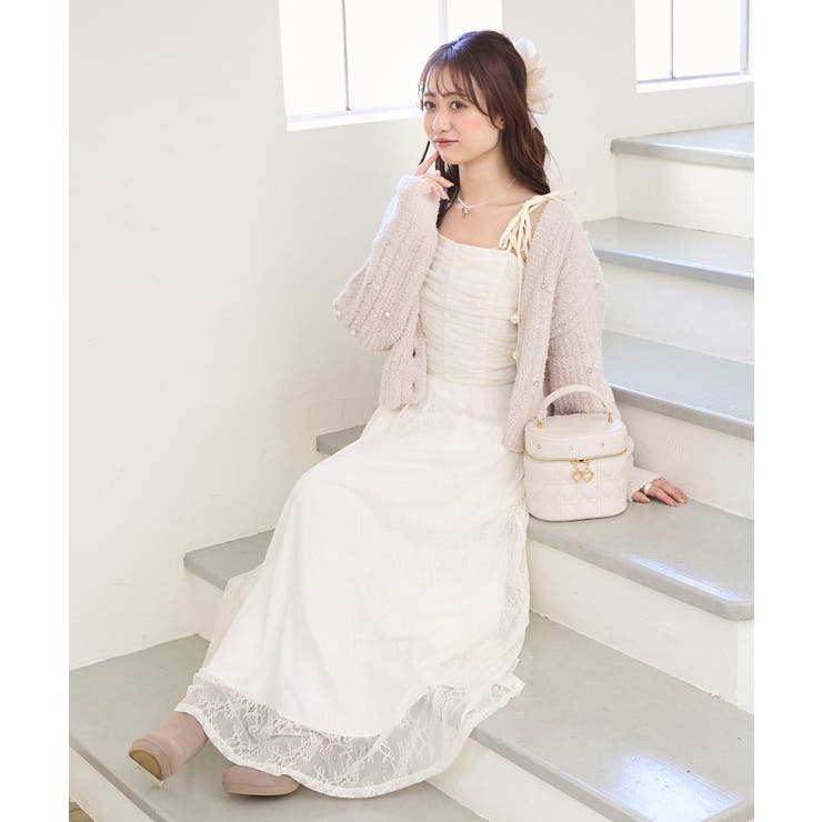 シャギーボレロ×キャミワンピセット | MAJESTIC LEGON  | 詳細画像18 