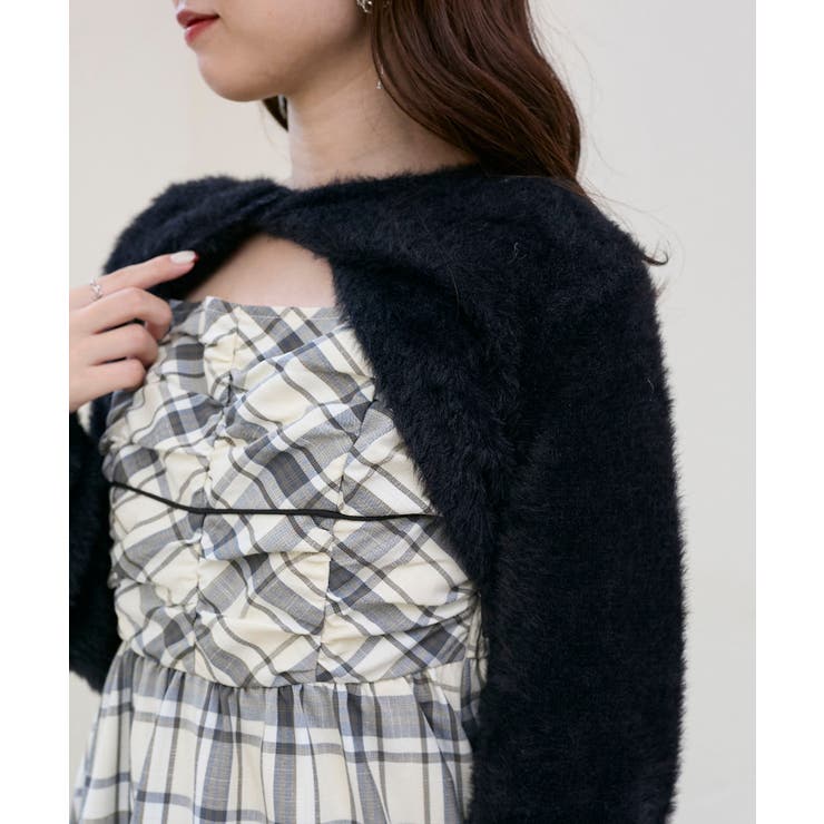 シャギーボレロ×キャミワンピセット | MAJESTIC LEGON  | 詳細画像22 