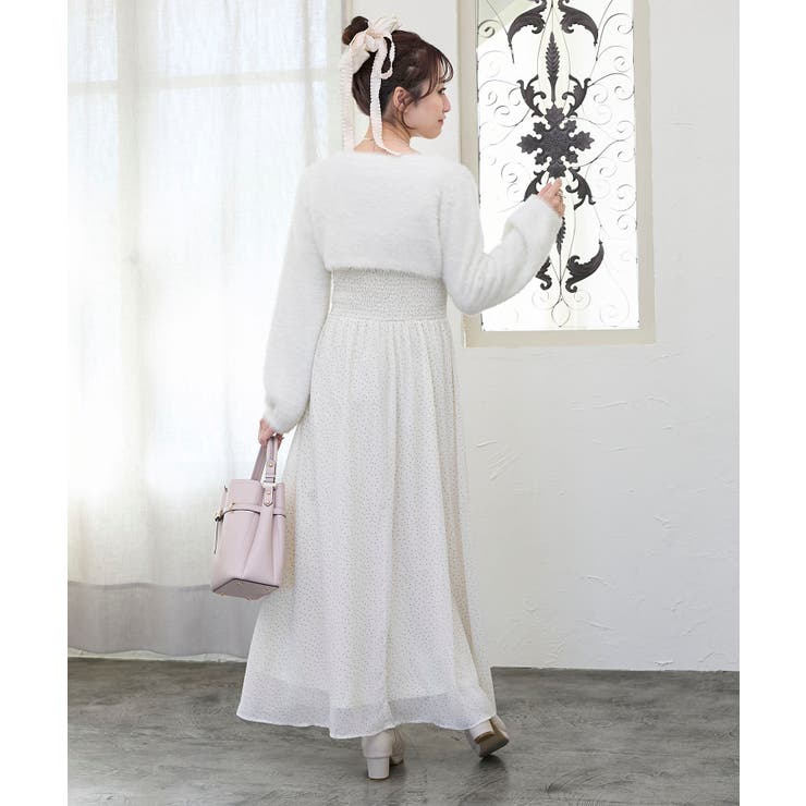 シャギーボレロ×キャミワンピセット | MAJESTIC LEGON  | 詳細画像6 