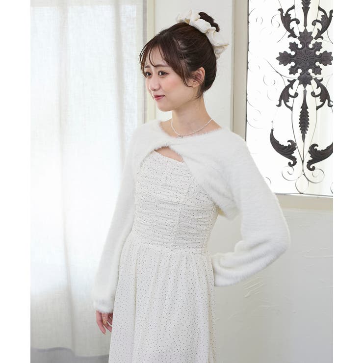 シャギーボレロ×キャミワンピセット | MAJESTIC LEGON  | 詳細画像8 