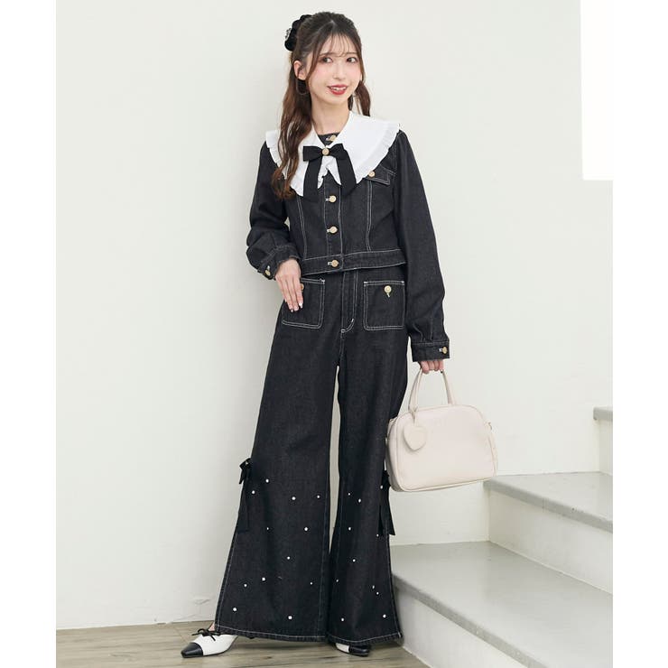 フリルカラー＆ブローチセットGジャン | MAJESTIC LEGON  | 詳細画像14 