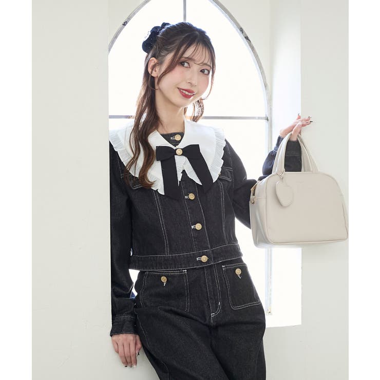 フリルカラー＆ブローチセットGジャン | MAJESTIC LEGON  | 詳細画像16 