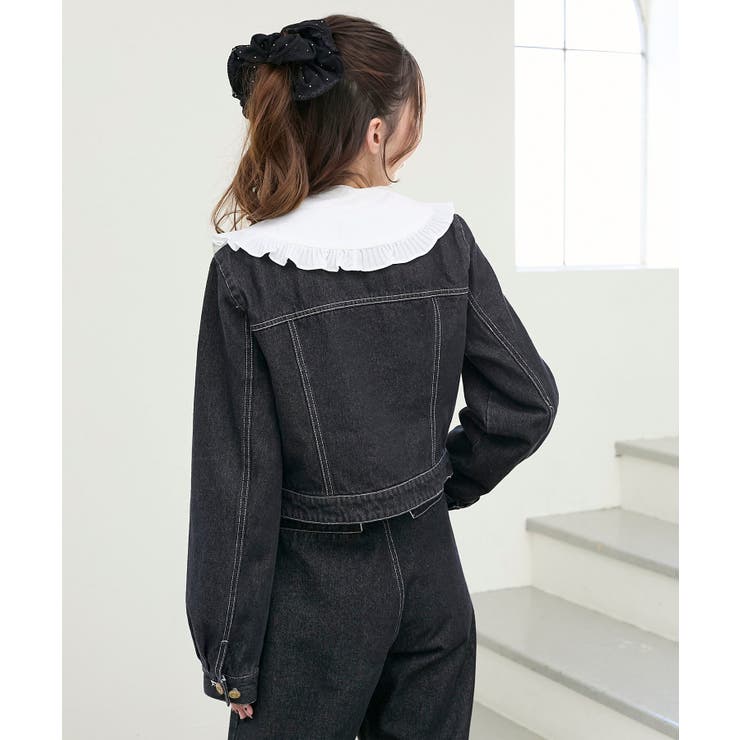 フリルカラー＆ブローチセットGジャン | MAJESTIC LEGON  | 詳細画像18 