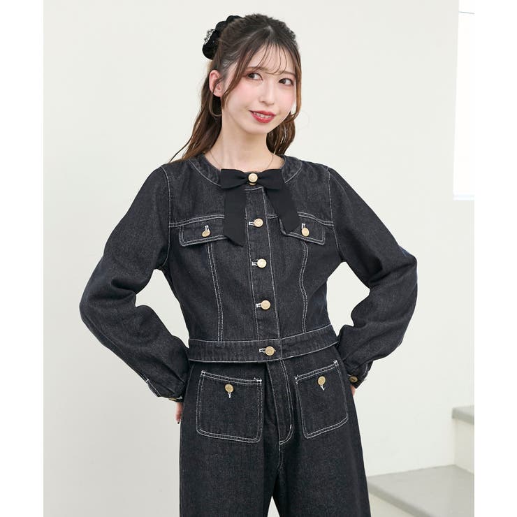 フリルカラー＆ブローチセットGジャン | MAJESTIC LEGON  | 詳細画像21 