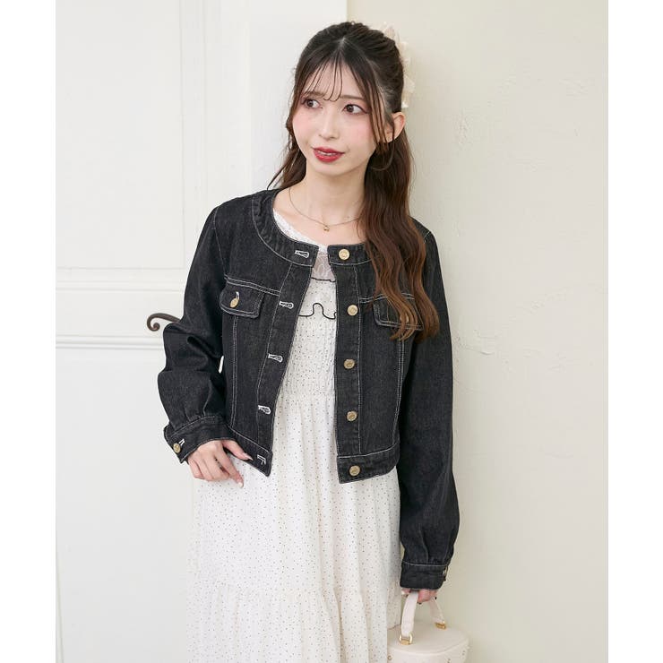 フリルカラー＆ブローチセットGジャン | MAJESTIC LEGON  | 詳細画像24 