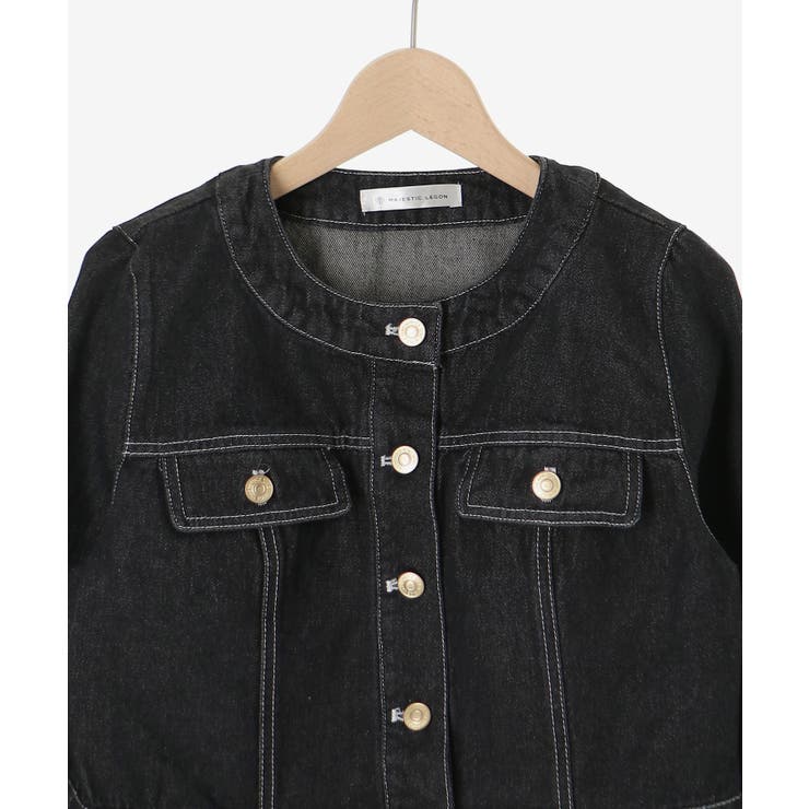 フリルカラー＆ブローチセットGジャン | MAJESTIC LEGON  | 詳細画像33 