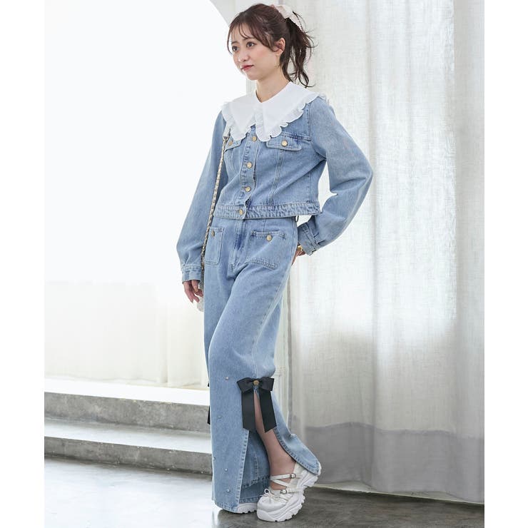 フリルカラー＆ブローチセットGジャン | MAJESTIC LEGON  | 詳細画像5 