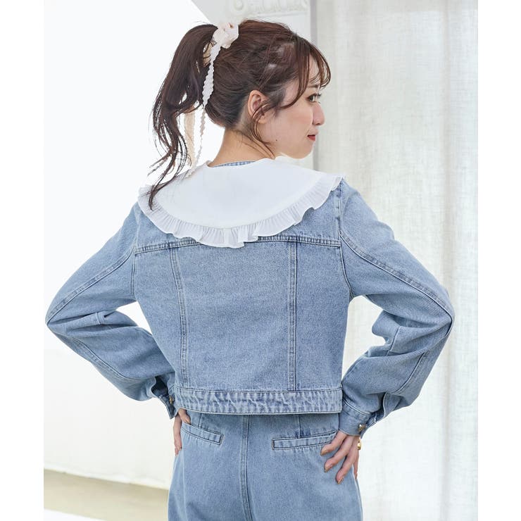 フリルカラー＆ブローチセットGジャン | MAJESTIC LEGON  | 詳細画像9 