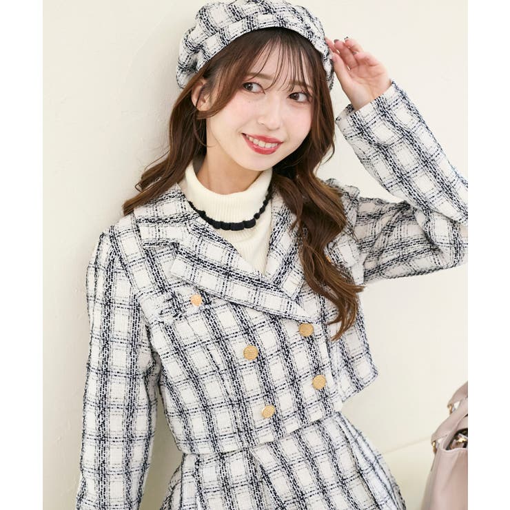 ツイードショートジャケット | MAJESTIC LEGON  | 詳細画像11 