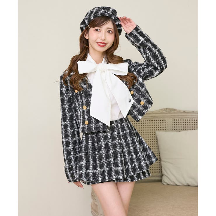 ツイードショートジャケット | MAJESTIC LEGON  | 詳細画像23 