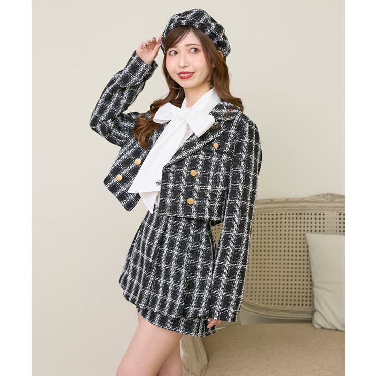 ツイードショートジャケット | MAJESTIC LEGON  | 詳細画像24 