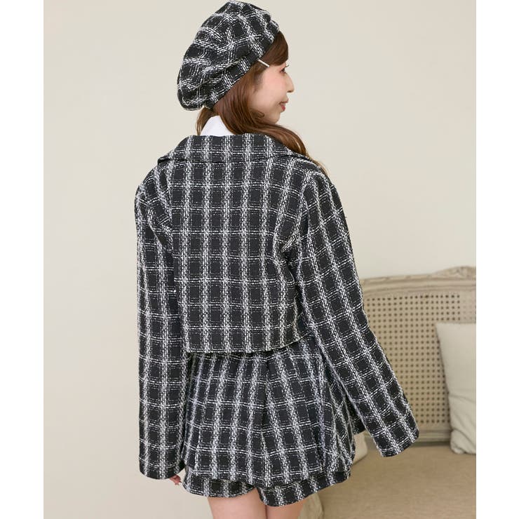 ツイードショートジャケット | MAJESTIC LEGON  | 詳細画像25 