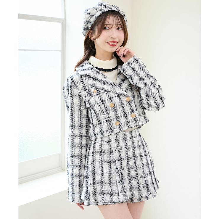 ツイードショートジャケット | MAJESTIC LEGON  | 詳細画像7 