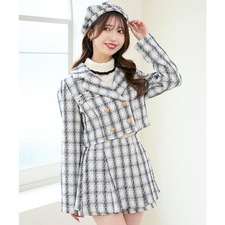 ツイードショートジャケット | MAJESTIC LEGON  | 詳細画像8 