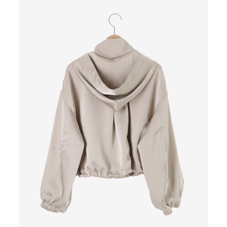 サテンショートフードブルゾン | MAJESTIC LEGON  | 詳細画像27 