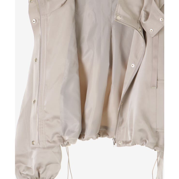 サテンショートフードブルゾン | MAJESTIC LEGON  | 詳細画像32 