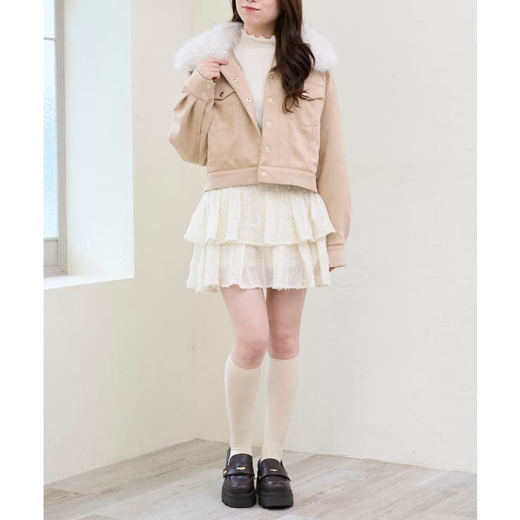 2wayフェイクファーカラーブルゾン | MAJESTIC LEGON  | 詳細画像22 