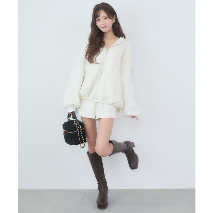 キラキラツイードミディブルゾン | MAJESTIC LEGON  | 詳細画像3 