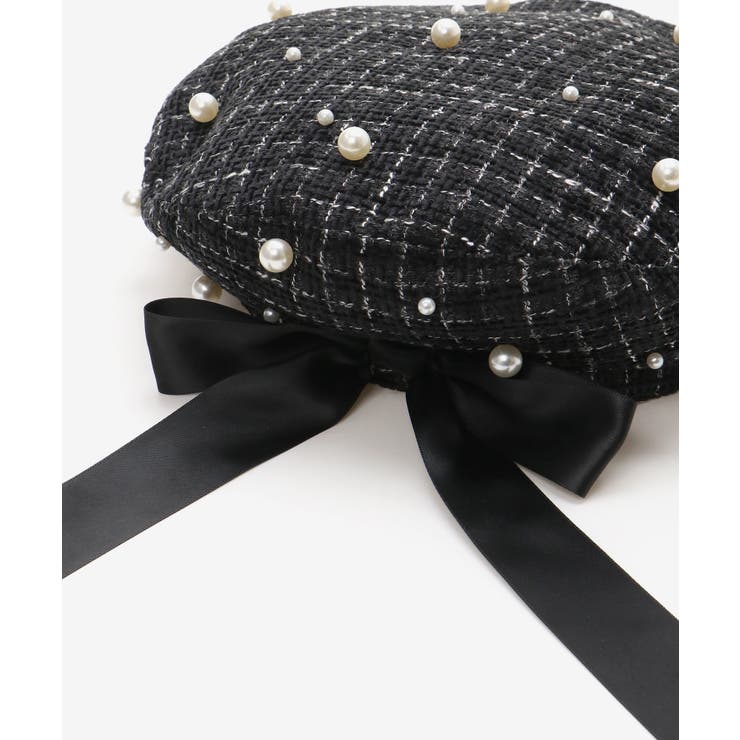 パール×リボンツイードベレー帽 | MAJESTIC LEGON  | 詳細画像13 