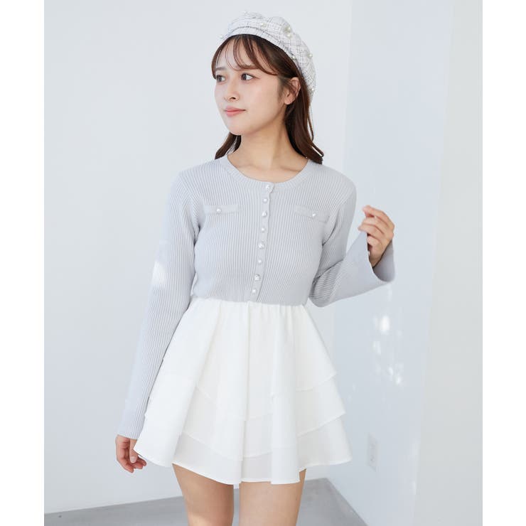 パール×リボンツイードベレー帽 | MAJESTIC LEGON  | 詳細画像2 