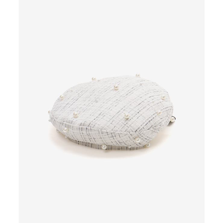 パール×リボンツイードベレー帽 | MAJESTIC LEGON  | 詳細画像8 