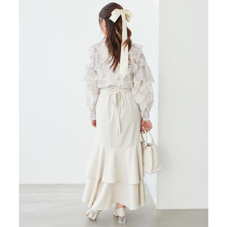 襟付きエアリーフリルブラウス | MAJESTIC LEGON  | 詳細画像17 