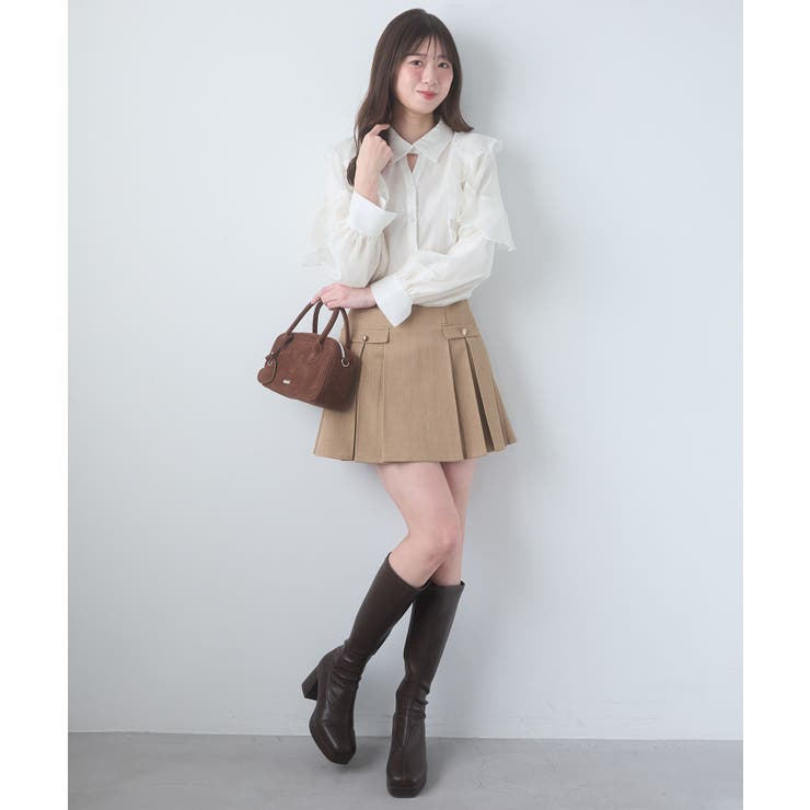 襟付きエアリーフリルブラウス | MAJESTIC LEGON  | 詳細画像22 