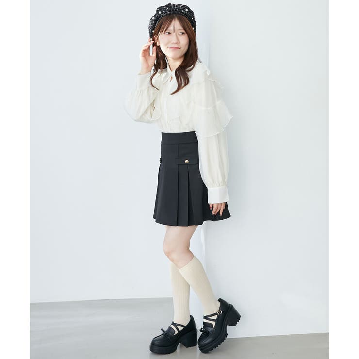 襟付きエアリーフリルブラウス | MAJESTIC LEGON  | 詳細画像26 