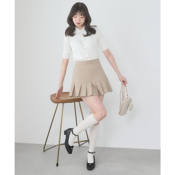 アソートヘムプリーツミニスカパン | MAJESTIC LEGON  | 詳細画像14 