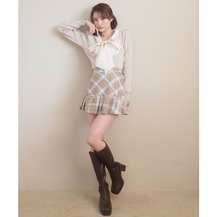 アソートヘムプリーツミニスカパン | MAJESTIC LEGON  | 詳細画像2 