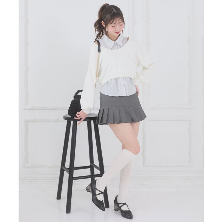 アソートヘムプリーツミニスカパン | MAJESTIC LEGON  | 詳細画像27 