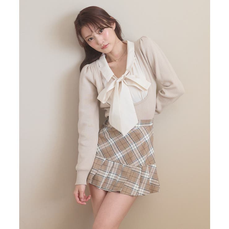 アソートヘムプリーツミニスカパン | MAJESTIC LEGON  | 詳細画像3 