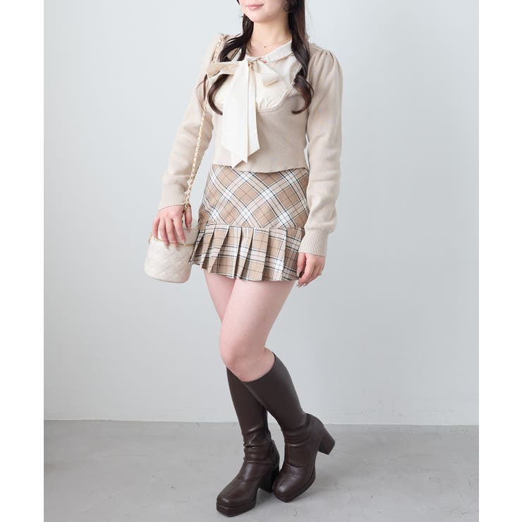 アソートヘムプリーツミニスカパン | MAJESTIC LEGON  | 詳細画像6 